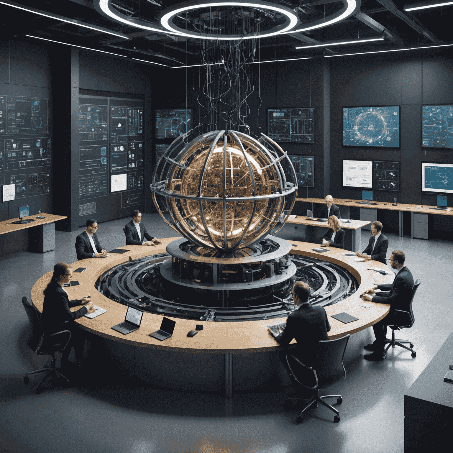 Conceptual image depicting businesses and organizations preparing for the future of quantum computing